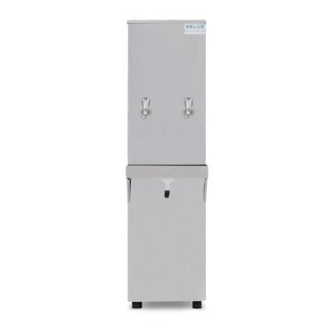 Imagem de Bebedouro Purificador Industrial Blue Coluna 2 Torneiras Gelada 25L PIC25L220VG-2T Inox 220V
