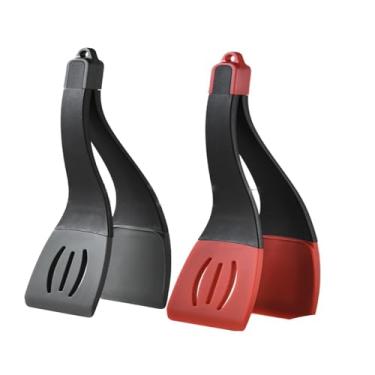 Imagem de Espátula dobrável de silicone 3 em 1, espátula de bife, espátula de peixe, espátula de crepe, várias combinações, utensílios de cozinha