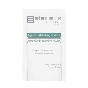 Imagem de Argila Verde com Pó de Aguamarinha 30g - 1177 - 07/27 - Elemento Miner
