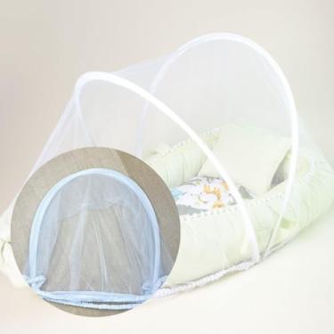 Imagem de Ninho Redutor de Berço para Bebê com Mosquiteiro Protetor Menina Menino (Floresta)