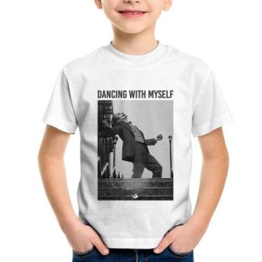 Imagem de Camiseta Infantil Dancing with myself - Foca na Moda, Branco, 4