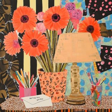 Imagem de Quebra-cabeça adulto de 1000 peças com cena de mesa estilo pintura a óleo – Quebra-cabeça de arte vibrante, quebra-cabeça desafiador e colorido para adultos, perfeito para relaxar e dar de presente,