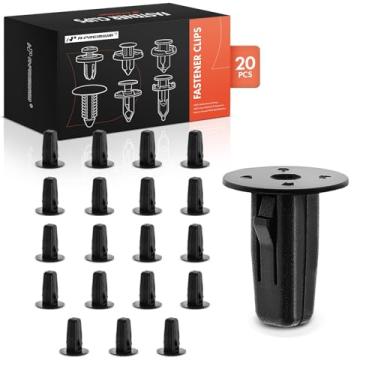 Imagem de A-Premium 20 peças de nylon para moldagem de balancim clipe de ilhós compatível com Toyota Camry, Prius, Tundra, Avalon, Echo, Paseo, Solara, Tercel e Lexus IS300, SC430 e Scion xB, xA - Para furos de