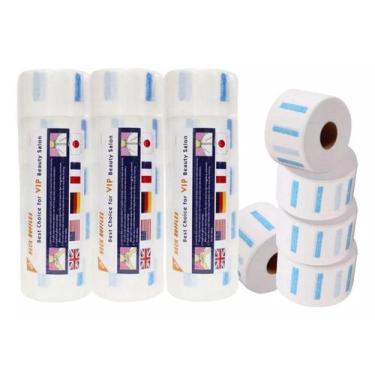 Imagem de Gola Higiênica Branca Neck Ruffles 500 Unidades (5 Rolos)