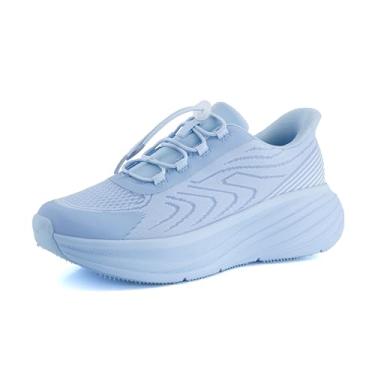 Imagem de CUSHIONAIRE Xplor Womens Platform Sneaker with Cushioned Memory Foam and Chunky Sole, Pale Blue 7.5