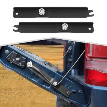 Imagem de amayum Alça de verificação limitadora de porta traseira ajustável localizador de alças de porta traseira acessórios externos pretos apto para Dodge RAM 2018+