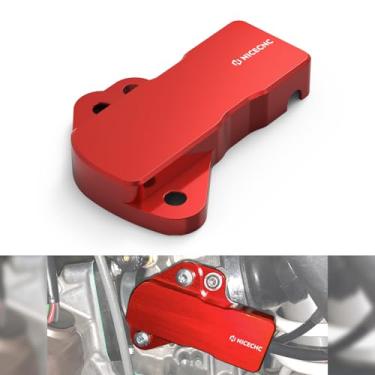 Imagem de NICECNC Protetor de sensor TPS vermelho para motocicleta compatível com GasGas EC250 EC300 EX300 EX250 2021-2023 Ver instalação