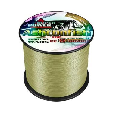 Imagem de Linha De Pesca Trançada De 8 Fios 300M PE Multifilamento 6LB-300LB Ash