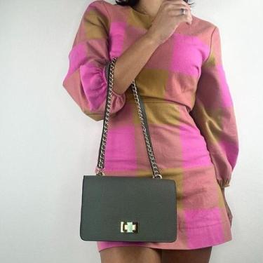 Imagem de Bolsa recuo em couro legítimo b.1063, Verde