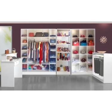 Imagem de Expositor Colméia Armário Arara Balcão = Loja Completa - ATACADÃO RODR