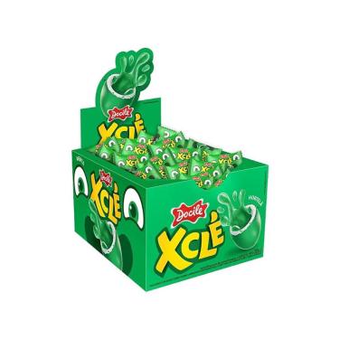 Imagem de Chiclete Recheado Xclé Hortelã c/ 40 Unid 180g