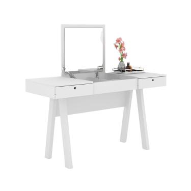 Imagem de Penteadeira com Espelho Clarice 1 pt 2 gv Branca