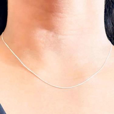 Imagem de Corrente Feminina Veneziana 45 Cm Prata 925