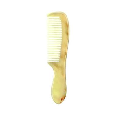 Imagem de Pente De Cabelo De Chifre Natural Feito À Mão Polido Ferramenta De Est