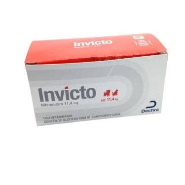 Imagem de Antipulgas Dechra Invicto Cães Até 11,4 Kg - 20 Comprimidos