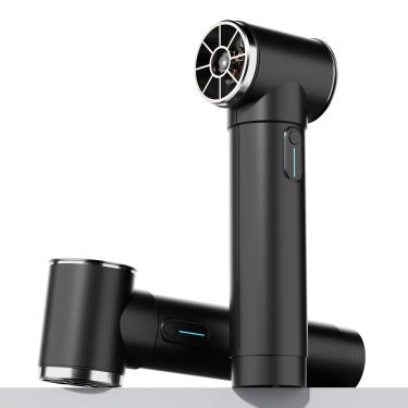 Imagem de Soprador de secador Oley Turbo para detalhes de carro, soprador de ar sem fio de 250 CFM/170 MPH com motor de 600 W, 4 velocidades, indicador de energia COB, soprador de folhas elétrico super leve