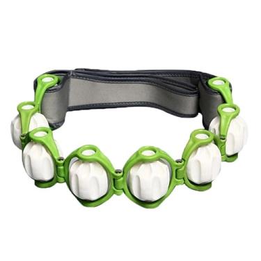 Imagem de Massageador Corporal com 6 Cilindros, Roller Rope Massage, Alças em Tecido, para Costas e Corpo