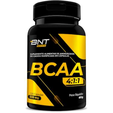 Imagem de BCAA 4:1:1 Suplemento Alimentar de leucina, isoleucina e valina 60 caps 500mg (1)