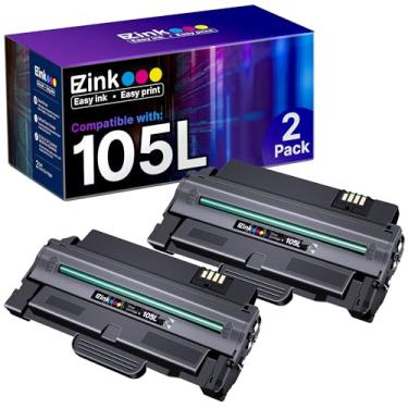Imagem de E-Z Ink (TM) Cartucho de toner de substituição para Samsung 105L MLT-D105L para usar com SCX-4623F SCX-4623FW ML-2525 ML-2525W ML-2545 SCX-4623 ML-2540 SCX-4600 SF-650 (preto, pacote com 2)