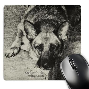 Imagem de 3dRose LLC Mouse pad pastor alemão 20 x 20 x 0,63 cm (mp_4620_1)