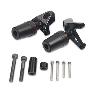 Imagem de Acc-Creativity Motocicleta CNC Alumínio Motor Crash Guard Case Frame Sliders Protector Proteção contra quedas Compatível com Honda CBR650F CBR650R CB650F CB650R 14-20 (Vermelho)