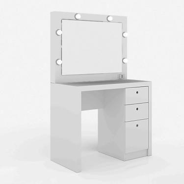 Imagem de Penteadeira Para Quarto Decorativa Pe2010 Mpd Branco