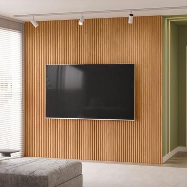 Imagem de Painel Ripado Modular 250Cm Nature Fosco
