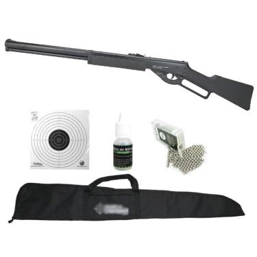 Imagem de Carabina De Pressão Cowboy Lever Action Black 4.5mm Combo