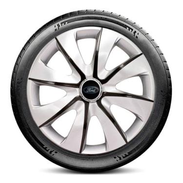 Imagem de Calota 4403 Ford Aro 14 Prata e Grafite Prime Escolha carro