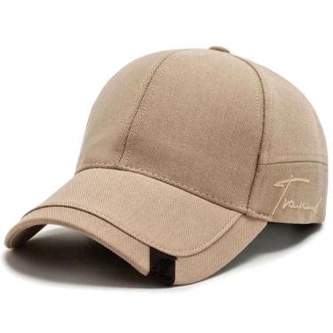 Imagem de Boné De Algodão Masculino Classico Design Básico Ajustavel Bege