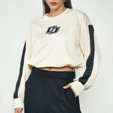 Imagem de Moletom Colcci Strip Feminino-Feminino