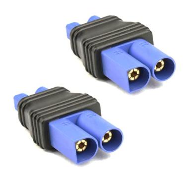 Imagem de WOODGUILIN Adaptador De Conector Macho Ec5 Para Fêmea Ec3 Conexão Bateria Rc Lipo (Pacote Com 2 Ec5-Ec3)