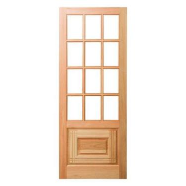 Imagem de Porta Montada PM11 Oriental em Madeira Maciça Eucalipto Cruzeiro, 62cm