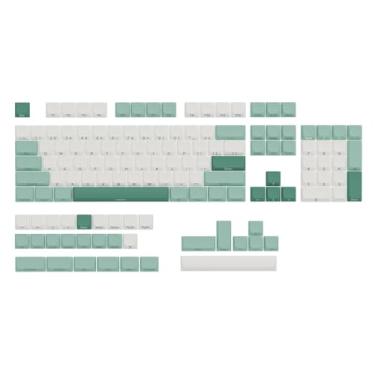 Imagem de GATERON Keycaps De Perfil Baixo Oasis, Conjunto 135 Teclas Nature Series Pbt, Personalizado Keycaps, Compatibilidade Universal Para Teclado Mecânico Magnético Jogos Mx 100%, 75%, 65% E 60% (Oasis)