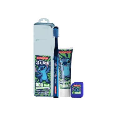 Imagem de Kit Premium Viagem Stitch c/ Escova + Gel Dental + Fio Dental - Dental