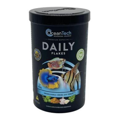 Imagem de Ração para peixes Daily Flakes 200g - Oceantech