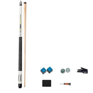 Imagem de Taco de Sinuca CQBXRD - 1/2 Estrutura em Madeira de Bordo, 147 cm (58 pol.), Cabeça 10-13 mm (Tacos de bilhar e acessórios, 13mm)