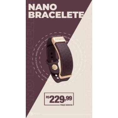 Imagem de Nano Bracelete cor: Bordo P/M - Akmos