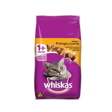 Imagem de Ração Whiskas Frango para Gatos Adultos 3 Kg