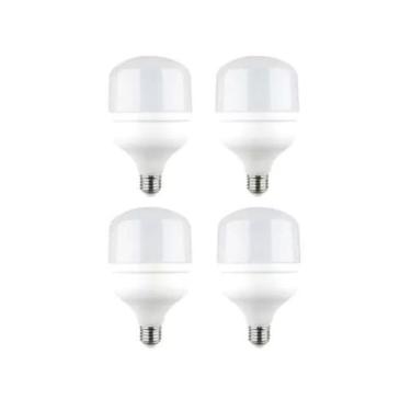 Imagem de Kit 4 Lâmpadas Bulbo Botijão 50 Watts 6.500 K Luz Fria - LUZ SOLAR , A