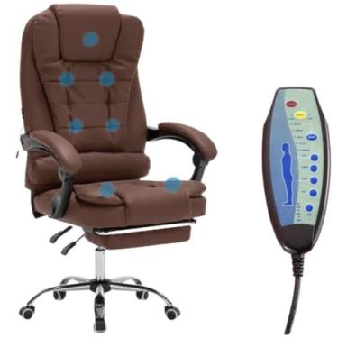 Imagem de Cadeira Escritório Presidente 7 Pontos De Massagem Com Apoio - Bela Im
