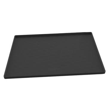Imagem de DimyFew Capa para lavadora e secadora, protetor superior de silicone para secadora, tapete para lavar roupa, cozinha, lavadora, freezer, piso, Preto 65x60cm