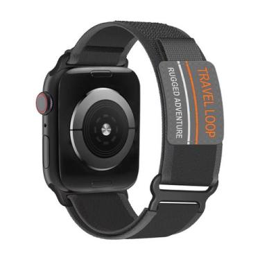 Imagem de Pulseira Nylon Loop Trilha Compatível Com Apple Watch - Baú do Viking,