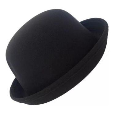 Imagem de Chapeu Coco Feltro Estilo Retro La Moda Feminina - Mrvendas, UN, Rosa