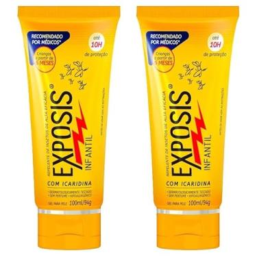 Imagem de Kit 2 Repelentes Gel Exposis Infantil sem Perfume 100ml