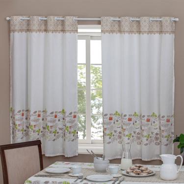 Imagem de Cortina Cozinha Martina 2,00x1,40m Casa Alegre Casa Doro