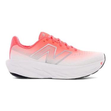 Imagem de Tênis New Balance Fresh Foam X 1080 V14 Masculino, 44, Coral neon