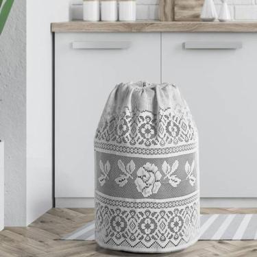 Imagem de Capa Para Botijao Interlar Em Renda Valencia Branco