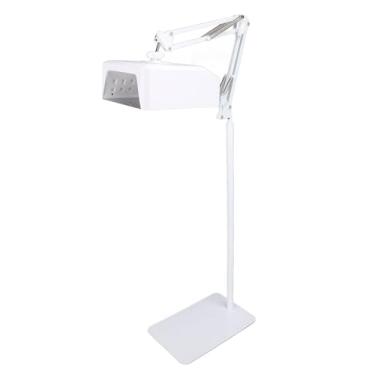 Imagem de Lâmpada de unhas LED UV para pés, lâmpada de manicure para pedicure, luz de cura de esmalte de gel sem arame, 39 LEDs, lâmpada rotativa para secador de unhas, ferramenta de pedicure com temporizador