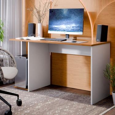 Imagem de Mesa Escrivaninha Gamer Valorant Com Espaço Para Gabinetes E Monitores Estilo Moderno